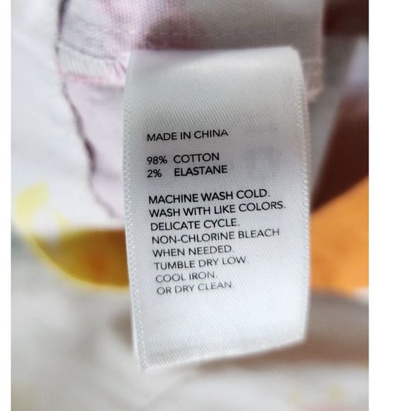 Kate Spade Saturday Watercolor High Waisted Shorts Size 8 - Picture 6 of 8